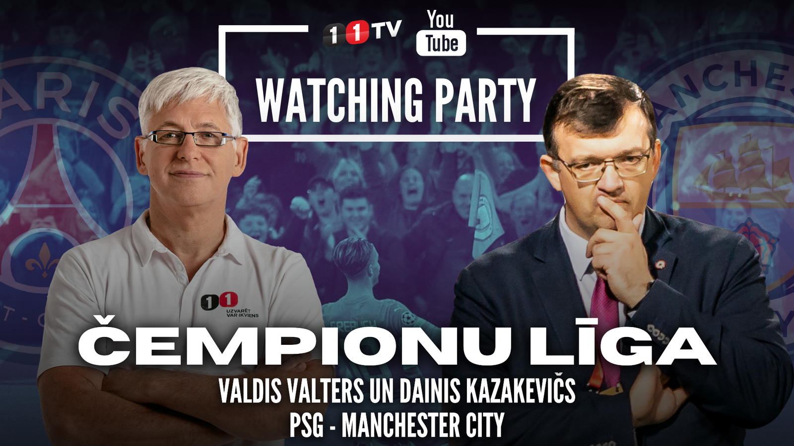 🔴 ČEMPIONU LĪGAS VAKARS | Watching Party ar Valdi Valteru un Daini Kazakeviču